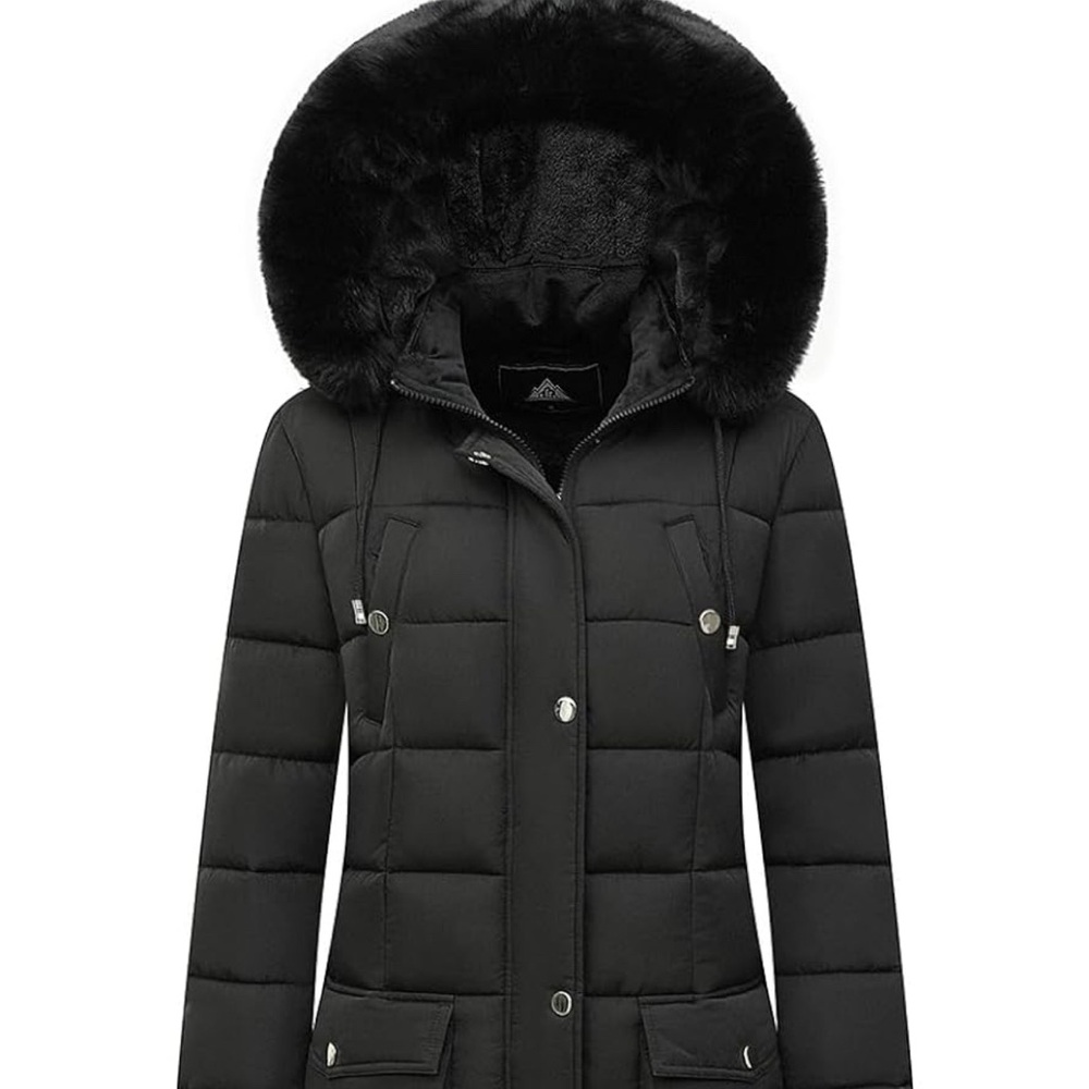 MOERDENG Women's Waterproof Long Winter coat